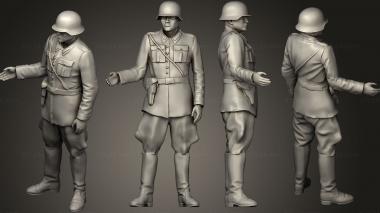 Military figurines People54 3d model